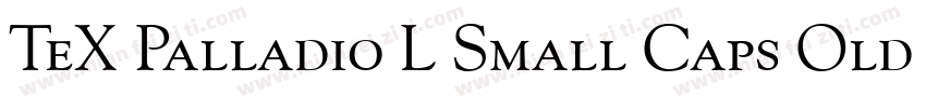 TeX Palladio L Small Caps Old Sty字体转换